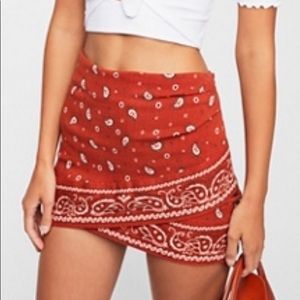 free people summer love mini skirt